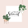 Postcard 148x148mm potted plants by Frollein Schmid