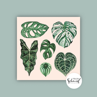 Artprint 210x210mm leaves by Frollein Schmid