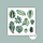 Postkarte 148x148mm leaves by Frollein Schmid