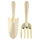 Golden garden tools set of 2