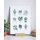 Poster A4 potted plants by Frollein Schmid